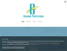 Tablet Screenshot of guiadospontevedra.com